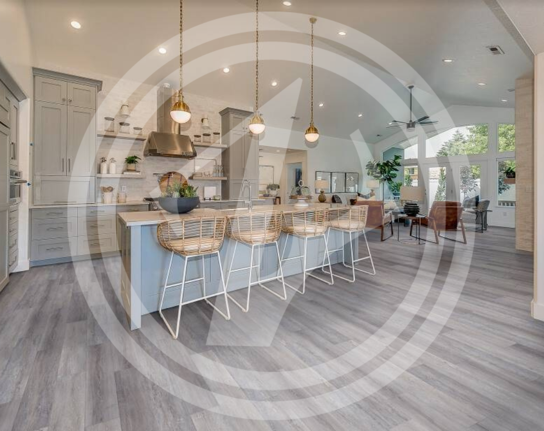 Purchase Luxury Vinyl Plank Flooring Forest View truckloads featuring luxury vinyl plank with a premium thickness of 3.5 mm, a durable 12 mil wear layer, wide planks, and a Unilin click system from Zapps Wholesale.