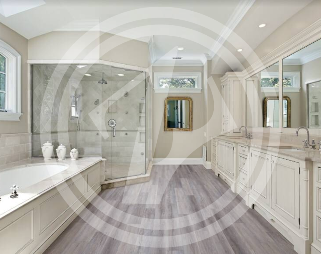 Purchase Luxury Vinyl Plank Flooring Forest View truckloads featuring luxury vinyl plank with a premium thickness of 3.5 mm, a durable 12 mil wear layer, wide planks, and a Unilin click system from Zapps Wholesale.
