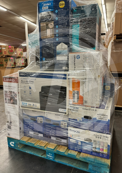 Purchase Sam's Club general merchandise truckloads featuring a mix of home goods, kids' toys, electronics, furniture, and clothing from Zapps Wholesale

