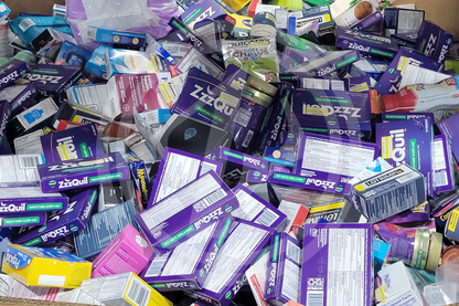 Purchase TGT Health and Beauty truckloads featuring a mix of cosmetics, vitamins, supplements, and body wash from Zapps Wholesale.
