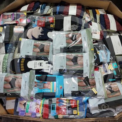 Purchase TGT multipack truckloads featuring t-shirts, tank tops, underwear, and socks from Zapps Wholesale.